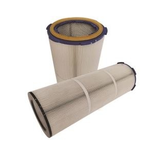 Pleated 335mm Industry Collector Dust Filter Cartridges Polyester Air Filter Cartridge
